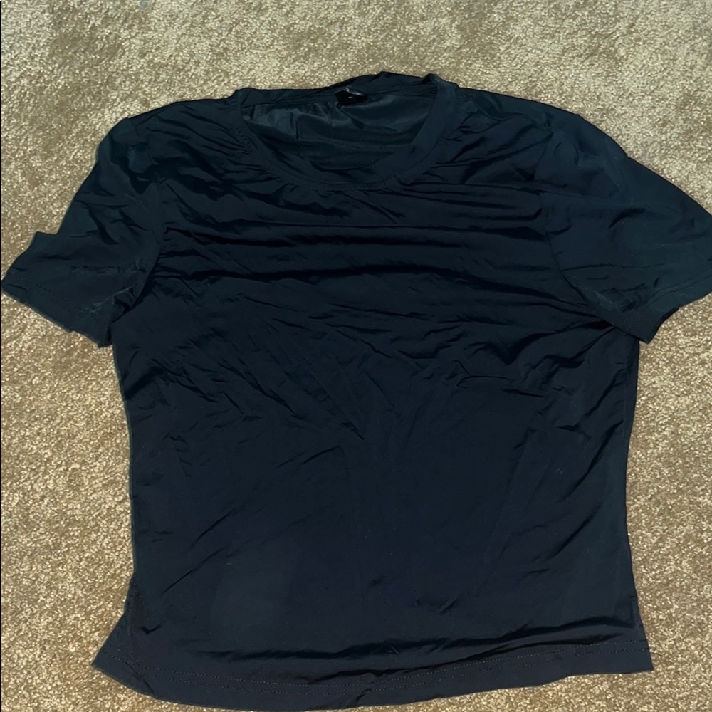 SHEIN Black Blouse Top